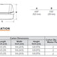 Hubbell LNC-7L-U-5K-3-1-PCU  Compact LED Wallpack, 7 LEDs, Type 120-277V, 5000K, 70 CRI, Type III Distribution, Photocell