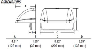 Hubbell Lighting Outdoor LNC-9LU-5K-3-1-PC4 22W 9 LEDs Compact Wallpack, Wall Mount, Full Cut Off, 5000K, Type III, 277V Photocontrol, Bronze Finish