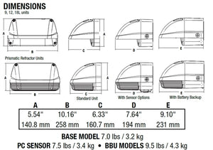 Hubbell Outdoor Lighting LNC2-18L-4K Laredo 42W 18 LEDs Compact Wallpack, 4000K, 70CRI