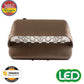Hubbell Outdoor Lighting LNC2-18LU-5K-3-1 Laredo 45W 18 LEDs Compact Wallpack, Full Cut Off, 120-277V, 5000K, Type III, Bronze Finish