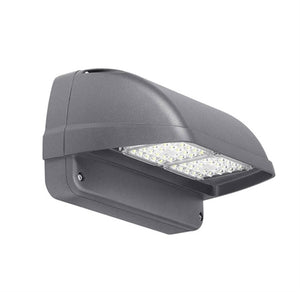 Hubbell Lighting Outdoor LNC2-35-4K7-3-PC Laredo 35W LED Compact Wallpack, Full Cut Off, 4000K, Type III, Bronze Finish with Photocell