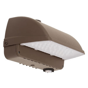 Hubbell Outdoor Lighting LNC4-44L-5K-065-3-1-WH 80W Large Litepak Wallpack, 44 LEDs, 5000K, 650mA, Type III Distribution, 120V, White Finish