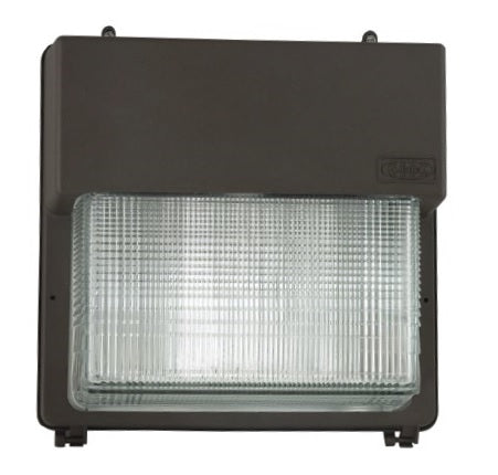 Hubbell Outdoor Lighting PGL-250P-128-1-LP 250W Perimaliter Pulse Start Metal Halide Wallpack, Quad Tap Voltage, CWA-HPF Ballast, Lamp Included, Dark Bronze Finish