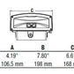 Hubbell Outdoor Lighting SG1-20-4K 21W Slender LED Wallpack, 4000K, 120-277V, 2310 Lumens, Dark Bonze Finish