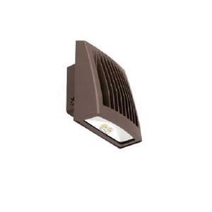 Hubbell Outdoor Lighting SG1-20-4K7-FT-UNV-DBT 21W Slender LED Wallpack, 4000K, 120-277V, 2310 Lumens, with Photocell Dark Bonze Finish