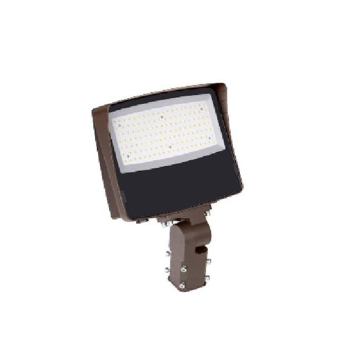 Hubbell Outdoor Lighting SGF2-120-LSCS-UNVC 120W Sling Flood LED, SGF2 Size, Switchable CCT 3000K/4000K/5000K, Knuckle and Trunnion Mount