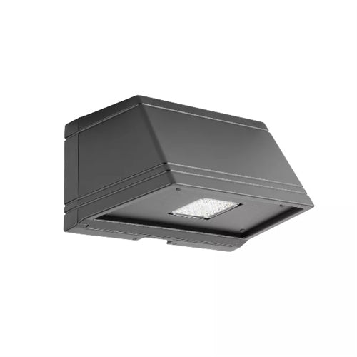 Hubbell Outdoor Lighting TRP1-24L-25-4K7-4W-UNV-DBT 25W Outdoor Trapezoid LED Wallpack, 12 LEDs, 4000K, 70 CRI, Type IV Distribution, 120-277V, 2789 Lumens, Dark Bronze Finish