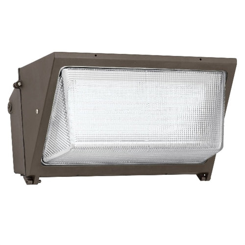 Hubbell Outdoor Lighting WGH-225L-5K-U-L 102W LED Glass Wallpack, 120-277V, 12134 Lumens, 5000K, Bronze Finish