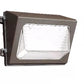 Hubbell Outdoor Lighting WGH1-LS-4K-PC 20-50W LED Glass Wallpack, 120-277V, 3000-7000 Lumens, 4000K, Bronze Finish with Photocell