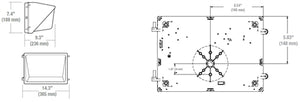 Hubbell Outdoor Lighting WGH2-LSCS 30-70W LED Glass Wallpack, 120-277V, 4600-10,000 Lumens, 4000K/5000K, Bronze Finish