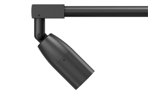 Hydrel PLACER A P1 80CRI 27K 120 25DEG FLC WMC S9036 C2 DBL Sign light with 90 degree 36" Stem, Black Finish