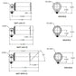 Hydrel SAF1 LED P1 80CRI 40K MVOLT 50DEG CWL KM C1 ZT BRS LED Flood Light, P1 Performance Package, 80 CRI, 4000K, 120-277V, 50 Deg Distribution, Clear Watershed Lens, Knuckle Mounting, Short Flush External Cap, 0-10V Dim, Bronze Smooth