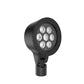 Hydrel SAF7 LED P1 80CRI 30K MVOLT 6DEG CWL KM DDB Floodlight, P1 Performance Package, 80 CRI, 3000K, 120-277V, 6 Degrees Distribution, Clear Watershed Lens, Knuckle Mount, Designer Bronze 