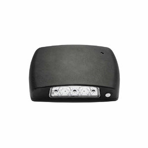 Isolite OWL-EM-BK-MB Outdoor Wet Location LED Emergency Light, AC Operation with Ni-Cad Battery Backup, Photocell, 120-277V, Black Frame, Back Mount
