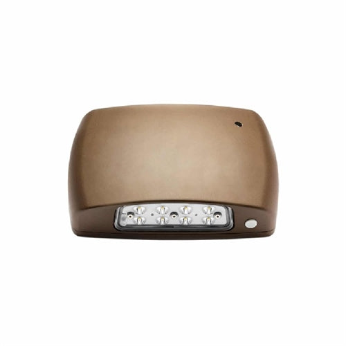 Isolite OWL-EM-BZ-MB Outdoor Wet Location LED Emergency Light, AC Operation with Ni-Cad Battery Backup, Photocell, 120-277V, Bronze Frame, Back Mount