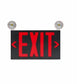 Isolite RLC-LED-R-U-BK-MTEB-SD RLC-LED Thermoplastic Exit & Emergency Combo, Red Letters, Universal Face Count, Black, Top/End/Back Mount, Self-Diagnostic1