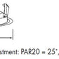 Juno Recessed Lighting 10-ABZ (10 BRZ) 4" Line Voltage Flush Gimbal Ring Trim, Aged Bronze Trim
