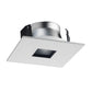 Juno Recessed Lighting 13SQ-WH (13SQ WH) 4" Line Voltage, LED and Fluorescent Square Downlight Pinhole Trim, White Trim