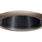 Juno Recessed Lighting 14B-ABZ (14 BBRZ) 4" Line Voltage Baffle Downlight Trim, Black Baffle, Aged Bronze Trim