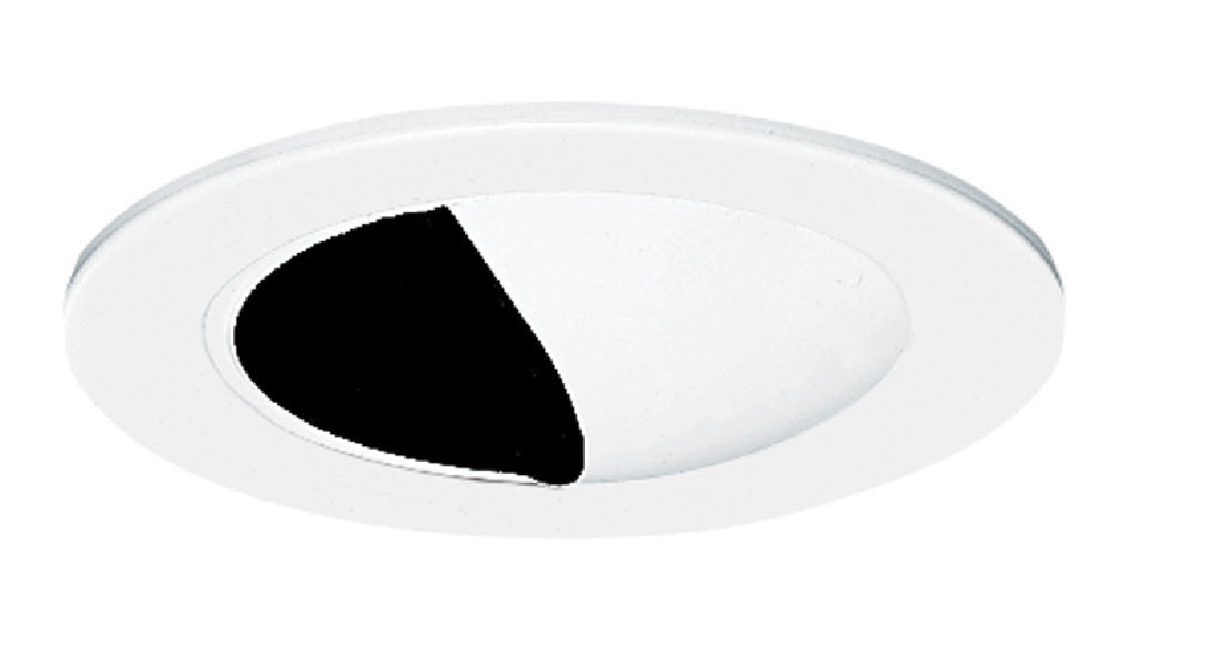 Juno Recessed Lighting 16-WH (16 WH) 4" Line Voltage Adjustable Scoop Trim, White Trim