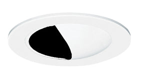 Juno Recessed Lighting 16-WH (16 WH) 4" Line Voltage Adjustable Scoop Trim, White Trim