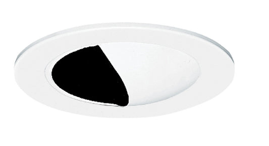 Juno Recessed Lighting 16-WH (16 WH) 4" Line Voltage Adjustable Scoop Trim, White Trim
