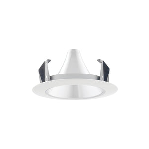 Juno Recessed Lighting 17HYP2-HZ-WH (17HYP2 HZWH) 4" LED Hyperbolic Reflector Trim, Haze Cone, White Trim Ring