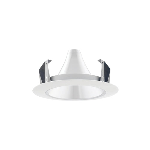 Juno Recessed Lighting 17HYP2-HZ-WH (17HYP2 HZWH) 4" LED Hyperbolic Reflector Trim, Haze Cone, White Trim Ring
