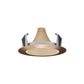 Juno Recessed Lighting 17HYP2-WHZ-ABZ (17HYP2 WHZABZ) 4" LED Hyperbolic Reflector Trim, Wheat Haze Cone, Classic Aged Bronze Trim Ring