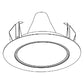 Juno Recessed Lighting 17HYP2-WHZ-WH (17HYP2 WHZWH) 4" LED Hyperbolic Reflector Trim, Wheat Haze Cone, White Trim Ring