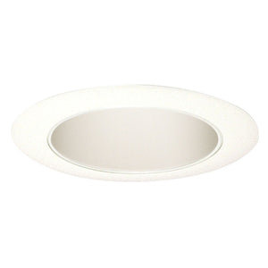 Juno Recessed Lighting 17W-WH (17 WWH) 4" Line Voltage Reflector Downlight Trim, Gloss White Reflector, White Trim