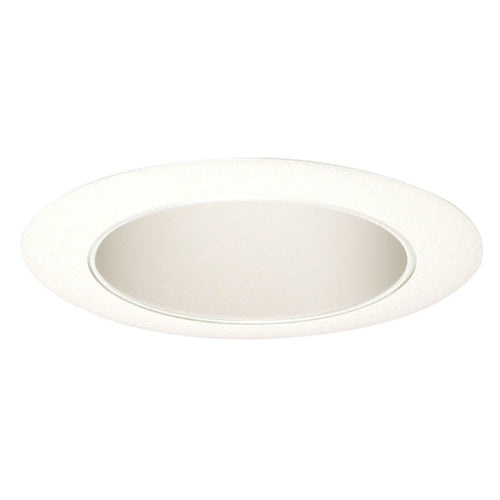 Juno Recessed Lighting 17W-WH (17 WWH) 4" Line Voltage Reflector Downlight Trim, Gloss White Reflector, White Trim