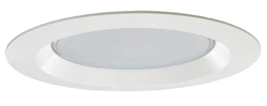 Juno Recessed Lighting 20-PW (20 PW) 6" LED, Line Voltage, Albalite Trim with Torsion Springs, Plastic White Trim