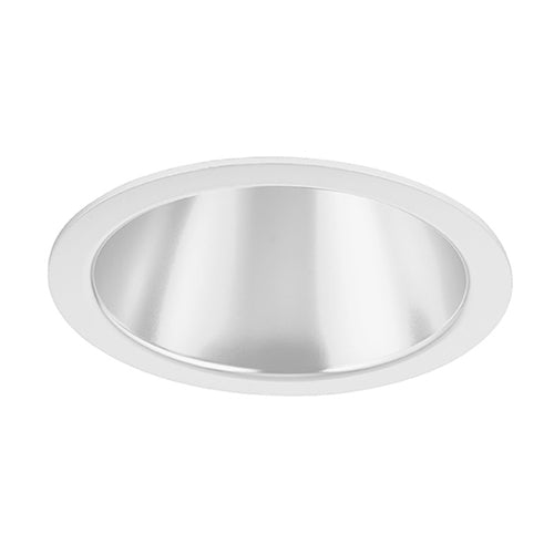 Juno Aculux Recessed Lighting 2002C-FM 2" LED, Low Voltage Round Lensed Downlight, Clear Specular Flush Mount Trim