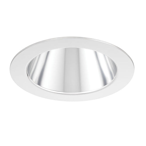 Juno Aculux Recessed Lighting 2002C-SF 2" LED, Low Voltage Round Lensed Downlight, Clear Specular Self Flanged Trim
