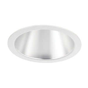 Juno Aculux Recessed Lighting 2007C-FM 2007C-FM 2" LED Round Parabolic Downlight Clear Specular Flush Mount Trim