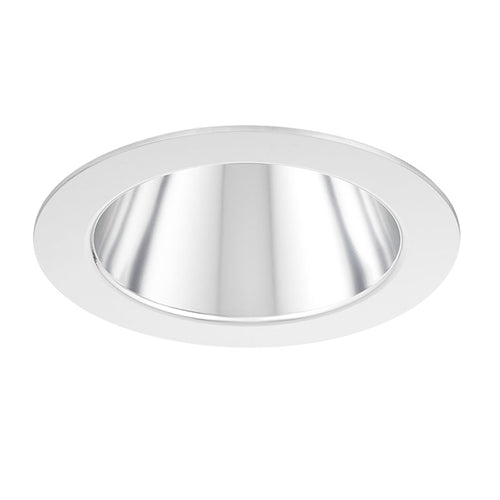 Juno Aculux Recessed Lighting 2007C-SFWH 2007C-SFWH 2" LED Round Parabolic Downlight Clear Specular Self Flanged White Trim