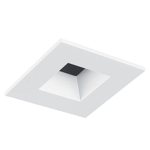 Juno Aculux Recessed Lighting 2007SQW-SF 2" LED Square Parabolic Downlight Reflector, Self Flanged White Trim