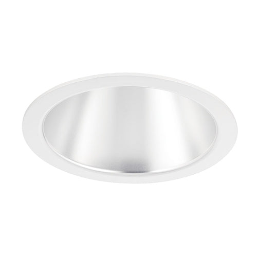 Juno Aculux Recessed Lighting 2007W-FM 2007W-FM 2" LED Round Parabolic Downlight White Specular Flush Mount Trim