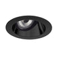 Juno Aculux Recessed Lighting 2008B-SF 2" LED, Low Voltage Round Adjustable Angle Cut Cone, Black Specular Self Flanged Trim