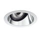 Juno Aculux Recessed Lighting 2008C-FM 2" LED, Low Voltage Round Adjustable Angle Cut Cone, Clear Specular Flush Mount Trim