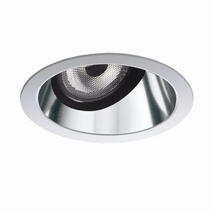Juno Aculux Recessed Lighting 2008HZ-FM 2" LED, Low Voltage Round Adjustable Angle Cut Cone, Haze Specular Flush Mount Trim