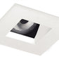 Juno Aculux Recessed Lighting 2008SQW-SF 2" LED Square Adjustable Angle Cut Reflector, White Haze Self Flanged Trim