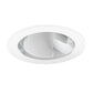 Juno Aculux Recessed Lighting 2009C-SFWH (2WW CS WHSF) 2009C-SFWH 2" LED Round Architectural Wall Wash Cone, Clear Specular Self Flanged White Trim