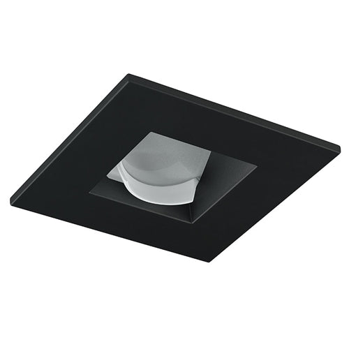 Juno Aculux Recessed Lighting 2009SQBHZ-SF 2" LED Square Architectural Wall Wash, Black Haze Self Flanged Trim
