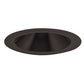 Juno Aculux Recessed Lighting 2017B-FM 2017B-FM 2" LED Round Hyperbolic Downlight, Black Specular Flush Mount Trim