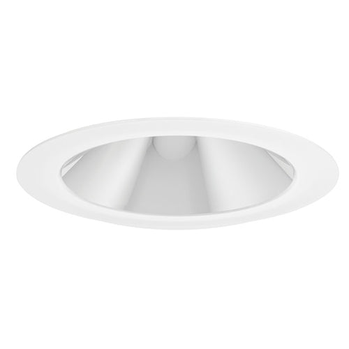 Juno Aculux Recessed Lighting 2017C-FM 2017C-FM 2" LED Round Hyperbolic Downlight, Clear Specular Flush Mount Trim