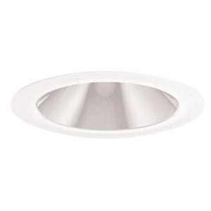 Juno Aculux Recessed Lighting 2017W-FM 2017W-FM 2" LED Round Hyperbolic Downlight, White Specular Flush Mount Trim