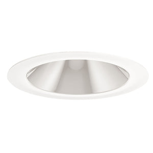 Juno Aculux Recessed Lighting 2017W-SF 2017W-SF 2" LED Round Hyperbolic Downlight, White Specular Self Flanged Trim