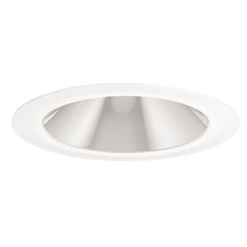 Juno Aculux Recessed Lighting 2017W-SF 2017W-SF 2" LED Round Hyperbolic Downlight, White Specular Self Flanged Trim